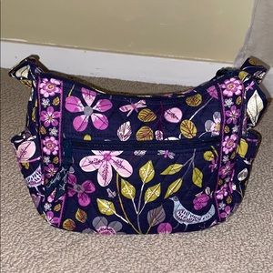 Vera Bradley Navy Floral Purse